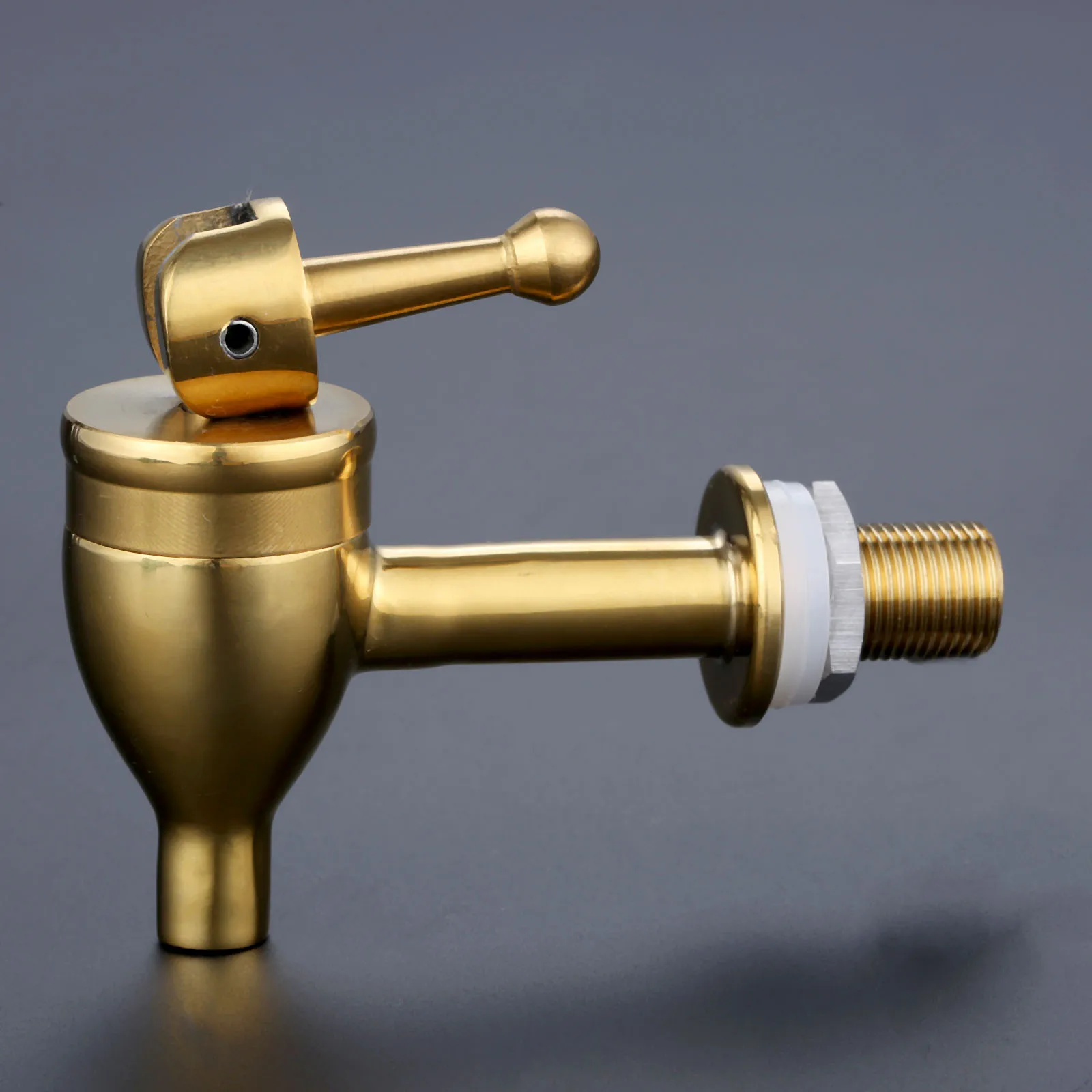 

1Pc Beer Tap Faucet Brass Adjustable Beer Drinks Dispenser Spigot Rust-proof Domestic Liquor Beer Barrel Tap for Beer Brewing