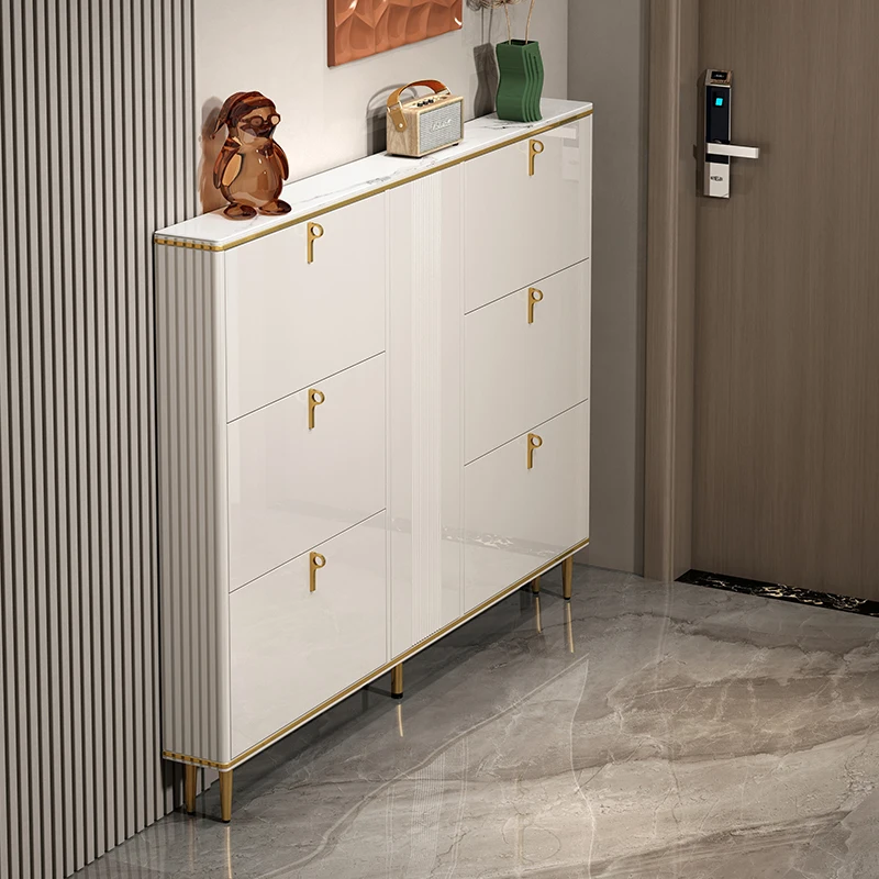 Роскошный Современный женский шкаф для обуви мужской хранения ультратонкий