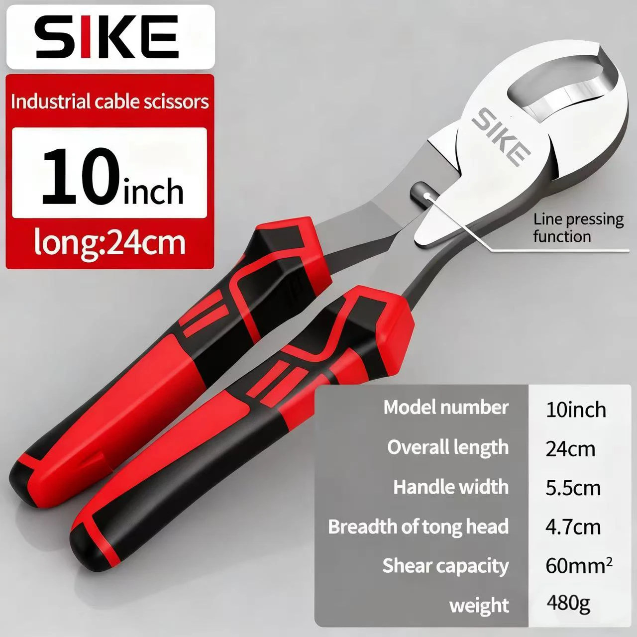 

Электромонтажные клещи SIKE 6/8/10 дюймов