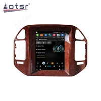 for mitsubishi pajero v60 v68 v73 android tesal car radio player gps navigation 360 cam auto stereo multimedia carplay 4g wooden