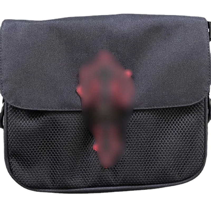 

Уличный модный кошелек, идеальная Высококачественная сумка-мессенджер для мужчин, черный, красный логотип, новинка 2022, лидер продаж, женска...