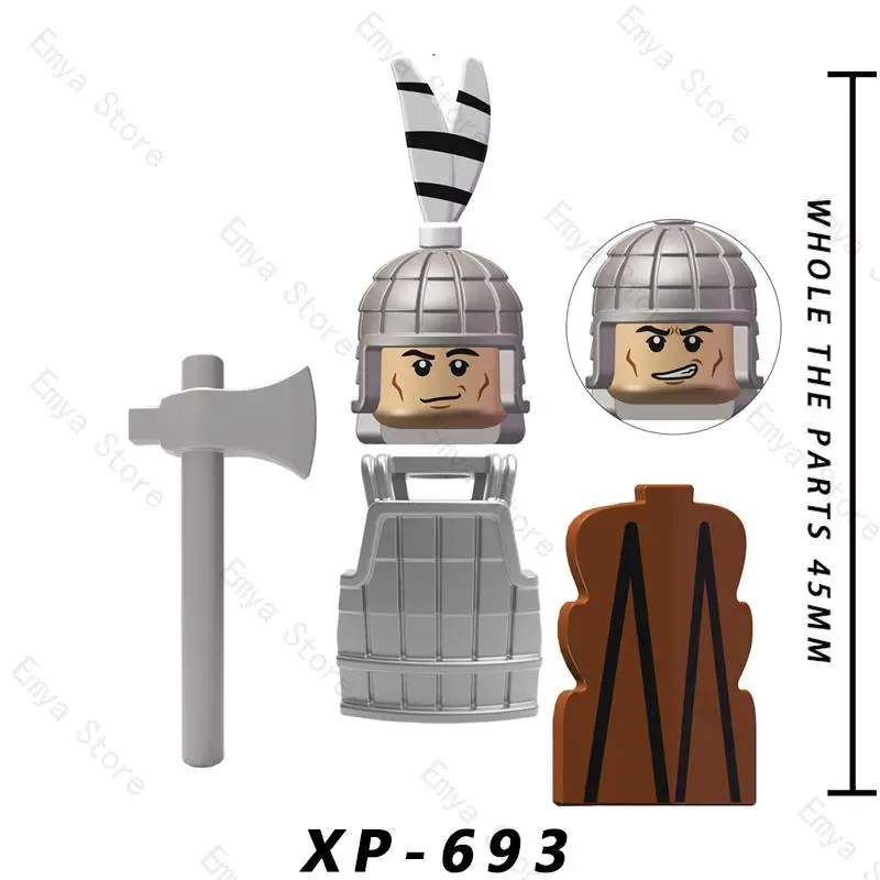 Фигурки козуита династии Хань Империя Древние войны солдаты аксессуары