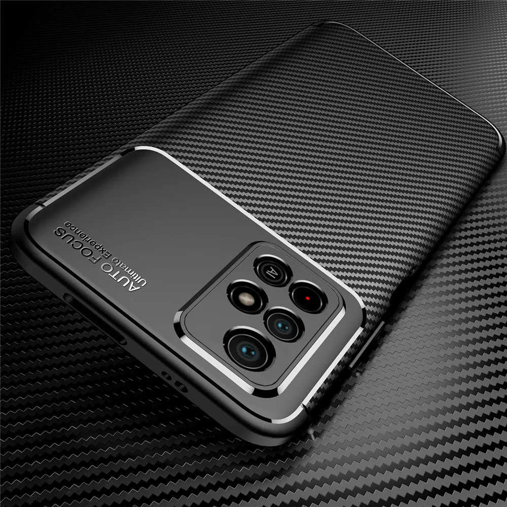 lereach case for poco x4 pro 4g x3 m4 pro 5g x3 nfc m3 x2 carbon fiber texture silicone phone back cover free global shipping