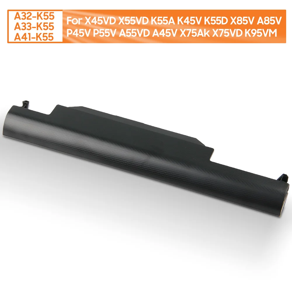 Запасная аккумуляторная батарея Φ для Asus X45VD X55VD K55A K45V K55D X85V A85V P45V P55V A55VD A45V 4400mAh