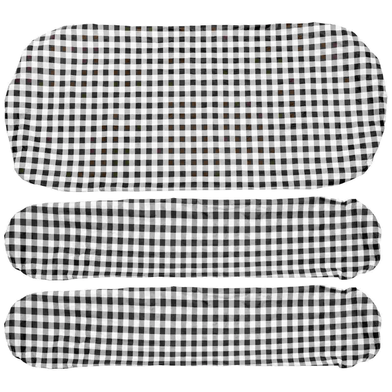 

1Set Stretchable Picnic Table Cover Bench Cover Fitted Tablecloth Flannel Table Cover
