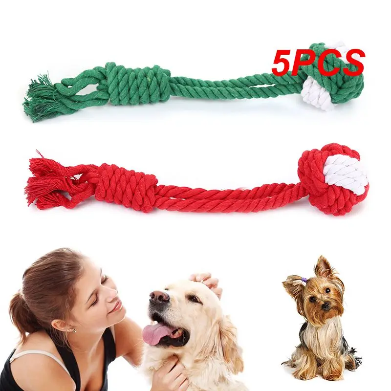 5 шт. хлопковая веревка для домашних животных