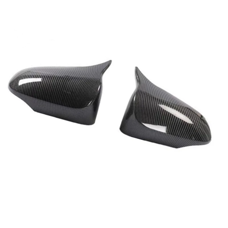 

Car Ox Horn Rearview Mirror Shell Trim For Toyota C-HR Corolla Camry Side Rear View Mirror Cover Caps Carbon Fiber Look