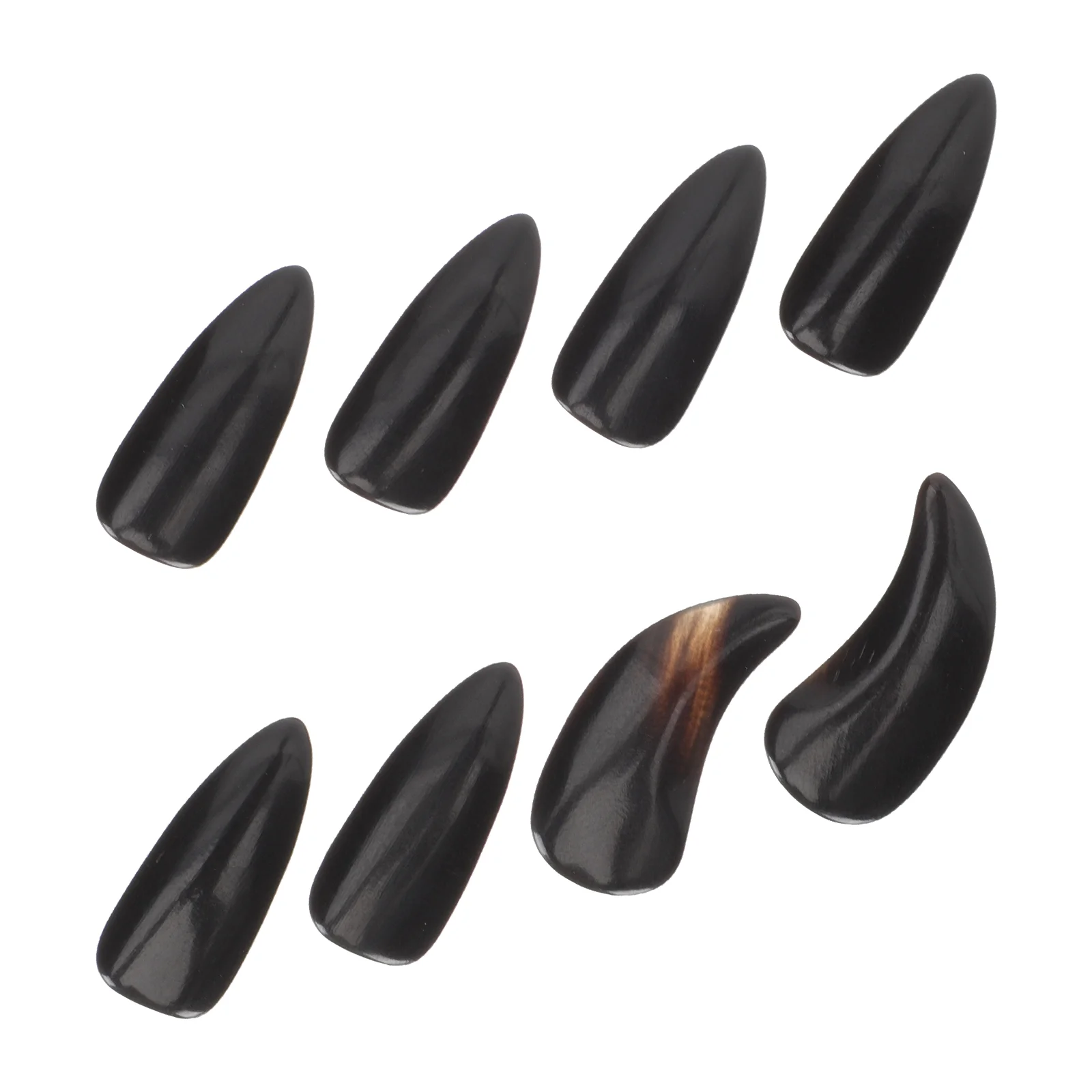 

8pcs Guzheng Fake Nails Fingertip Protectors Practical Guzheng Practice Tools