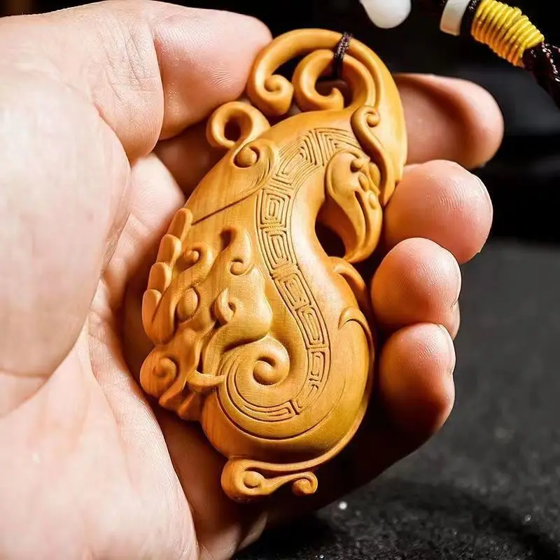 Ручная подвеска в виде дракона и феникса из бокса Chengxiang подставка для домика