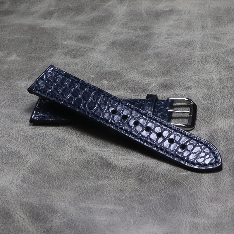 18mm 19mm 20mm 22mm Thin Style High Quality Strap Soft Crocodile Skin Belt Genuine Leather Comfortable Genuine Product WatchBand