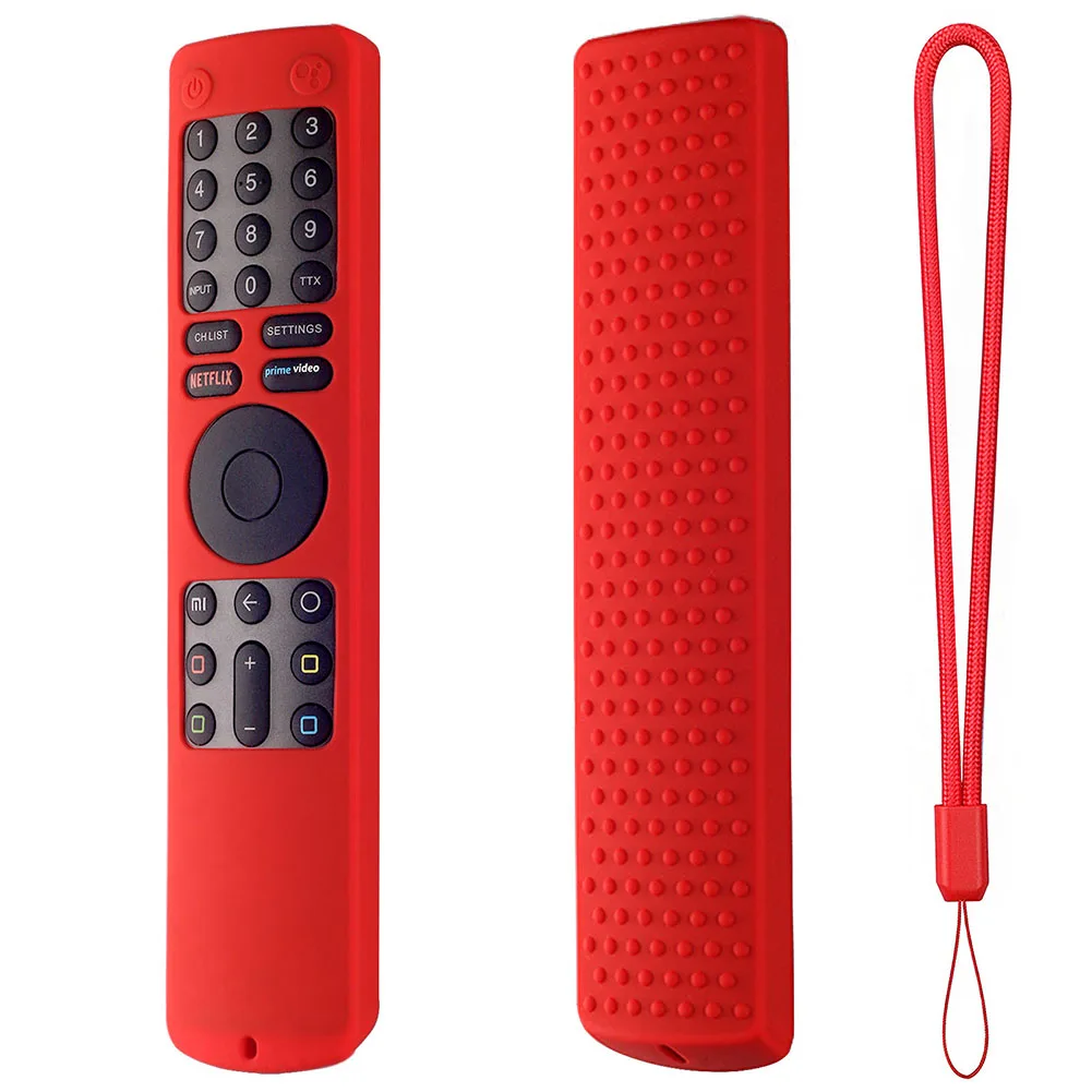 

Silicone Protective Case Waterproof Dustproof Cover Lightweight Anti Slip Rectangle for Xiaomi 4S Remote Control with Lanyard