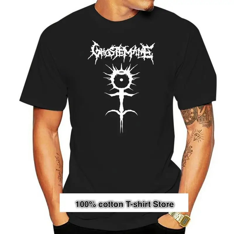 

Camiseta negra de edition limitada ghotsteгрива, nueva