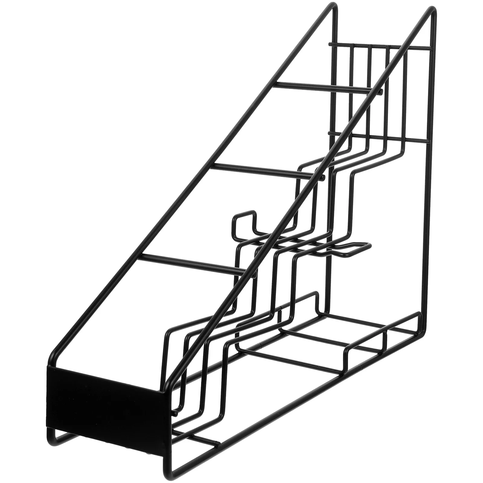 

Syrup Coffee Holder Bar Rack Bottle Dispenser Accessories Sugar Storage Dressing Display Stand Organizer