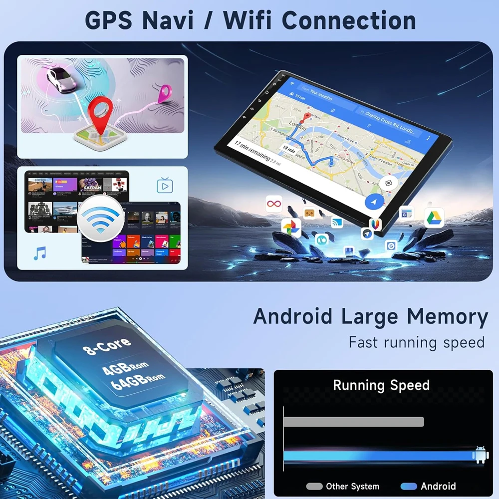 Фото 10-дюймовая система Android 15 для Maxus LDV T70 T60 MG Extender 2019-2022 Автомобильный радиоприемник Беспроводной Carplay Auto Media GPS Голосовое управление DSP №5