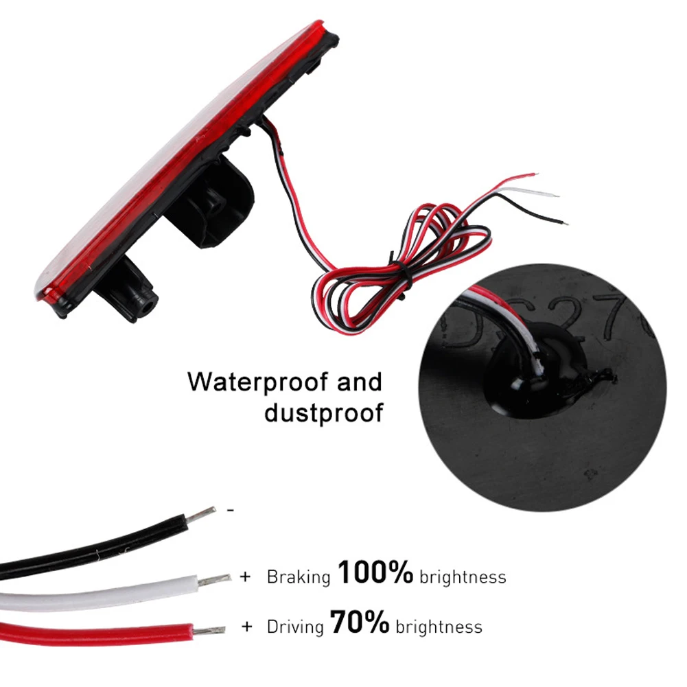 2 шт. Предупреждение ные лампы для заднего бамперсветильник Kia Rio K2 седан 2011-2014 -