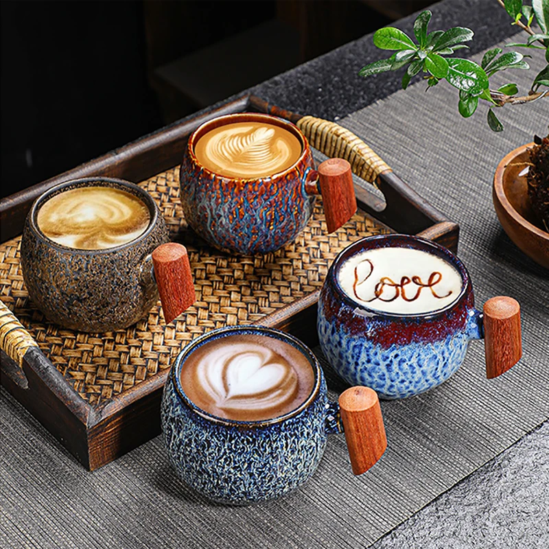 

1pcs Kiln Change China Ceramic Cup Porcelain Kung Fu Tea Cups Pottery Drinkware Tableware Coffee Mug Wine Mugs Wholesale