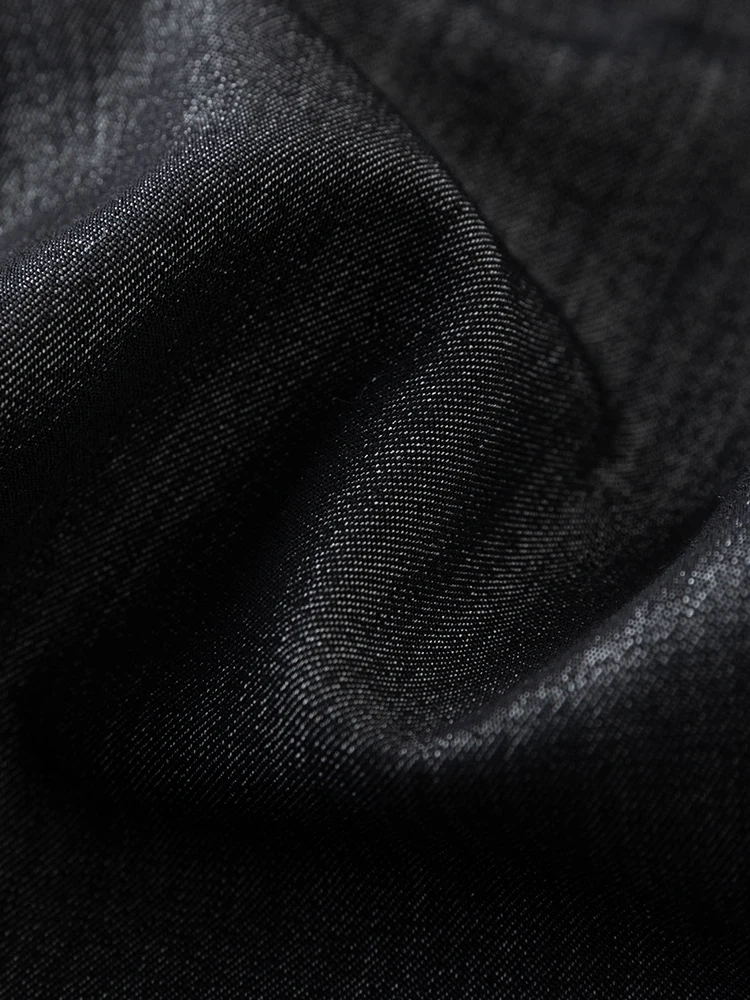 Женское мини-платье ZIQIAO с имитацией денима