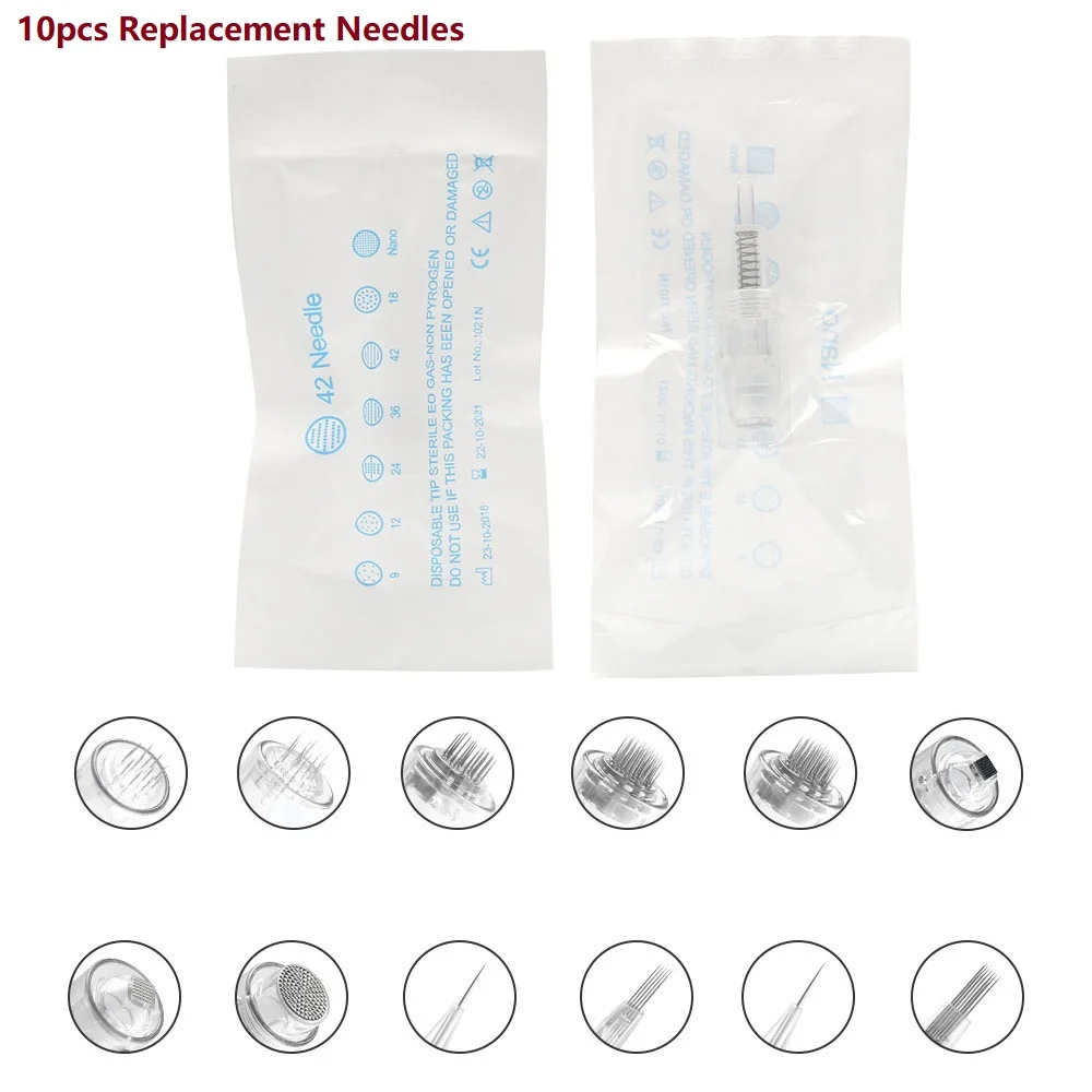 10 шт. сменный винтовой картридж для Dr.Pen Micro needle 9 pin / 12 36 /nano Microneedles тату иглы микро