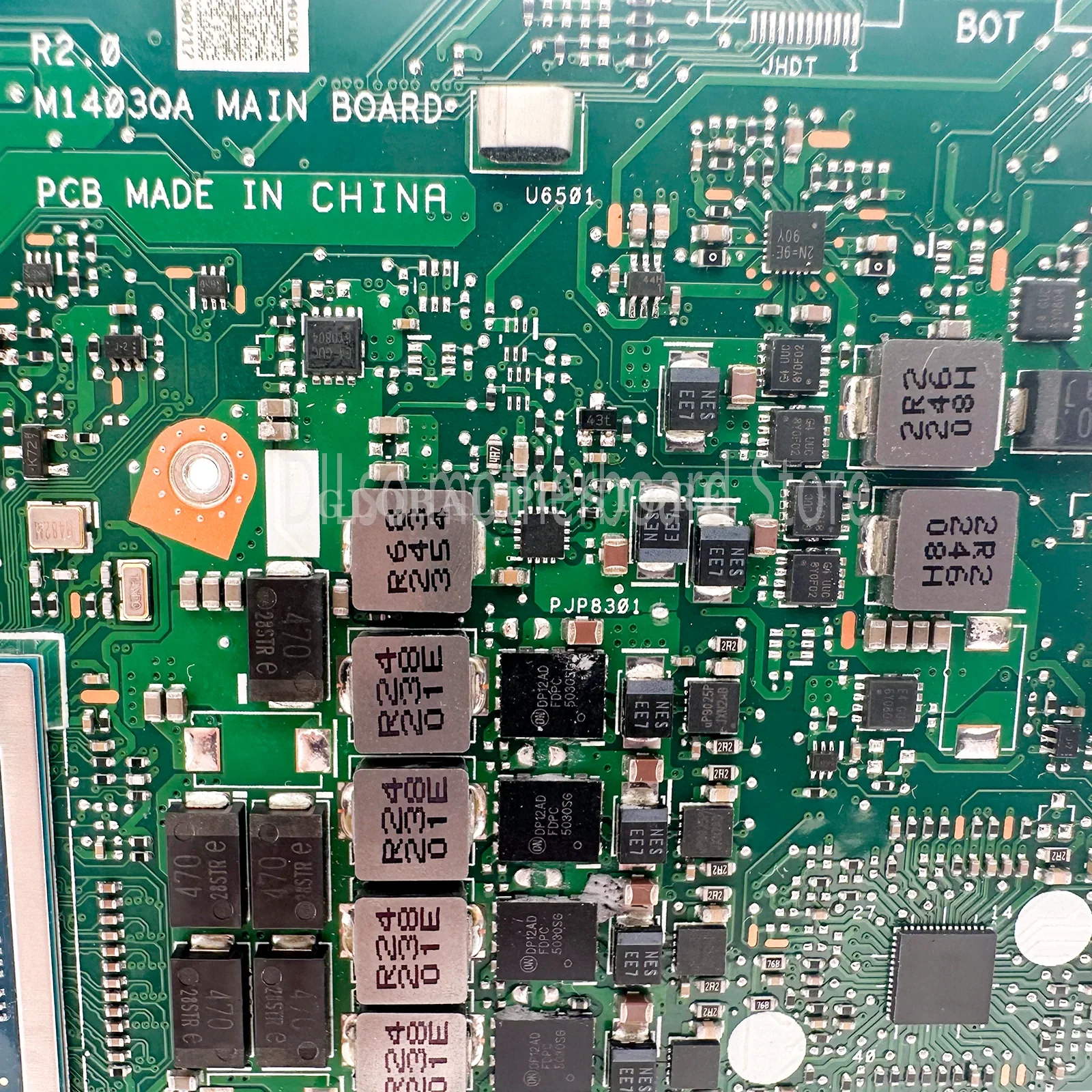 Материнская плата KEFU M1403QA подходит для ноутбука ASUS M1403Q M1503QA M103QA M1502QA M1702QA M1703QA D1403Q