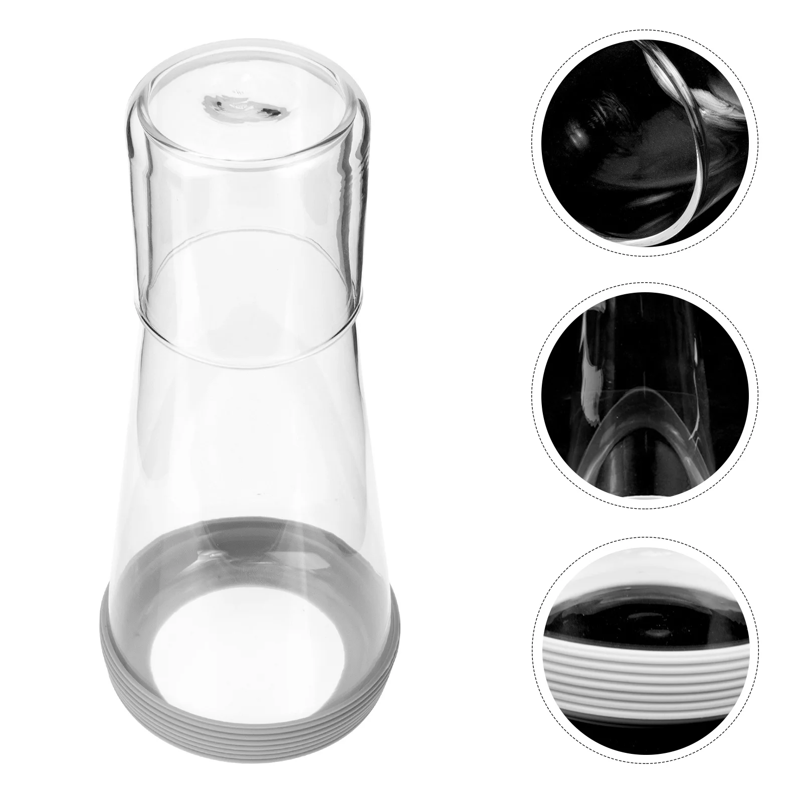 

Waterglass Pitcher Cupbedside Mouthwash Night Beverage Pitchers Nightstand Decanterkettle Jugdrinking Cold Bedroom Iced Tea Set