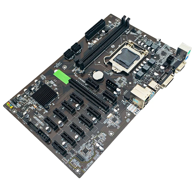 Hotsale PCIE B250 12 GPU Motherboard with CPU PCI-E 16 interface suit for 12 GPU b250 motherboard Machine ini stock enlarge