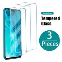 3 pcs 9h protective glass for honor 8x 6x 7x 10x lite 9x 9a 30i 20i screen protector for honor 20 pro 10 lite 9 30 10i 8s 8a 9s