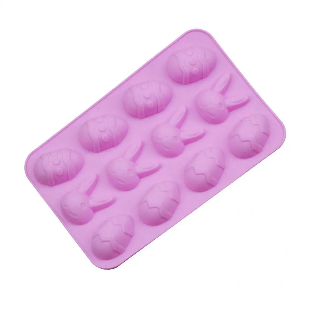 

Fondant Mold Attractive Adorable Rabbit Shape Cake Mold Wide Application Multi-purpose Candy Mold