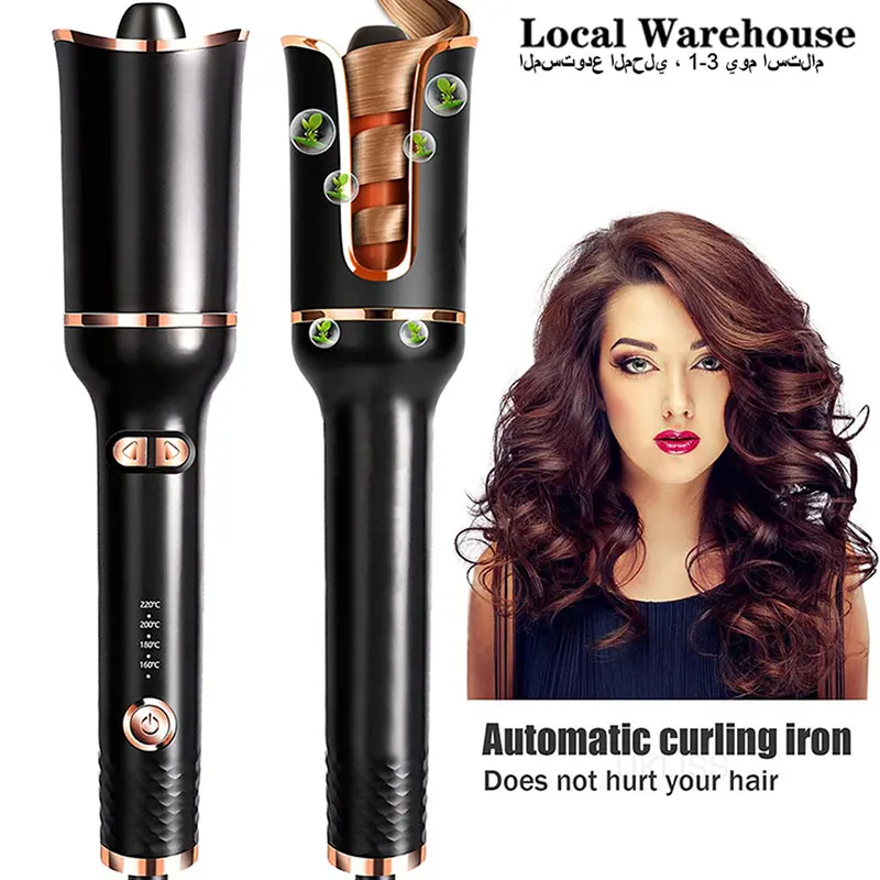 

Thermostatic Rotary Hair Curler Ladies Automatic Curling Iron Negative Ion Hair Care Anti-scalding Hair Curler Styling Tool