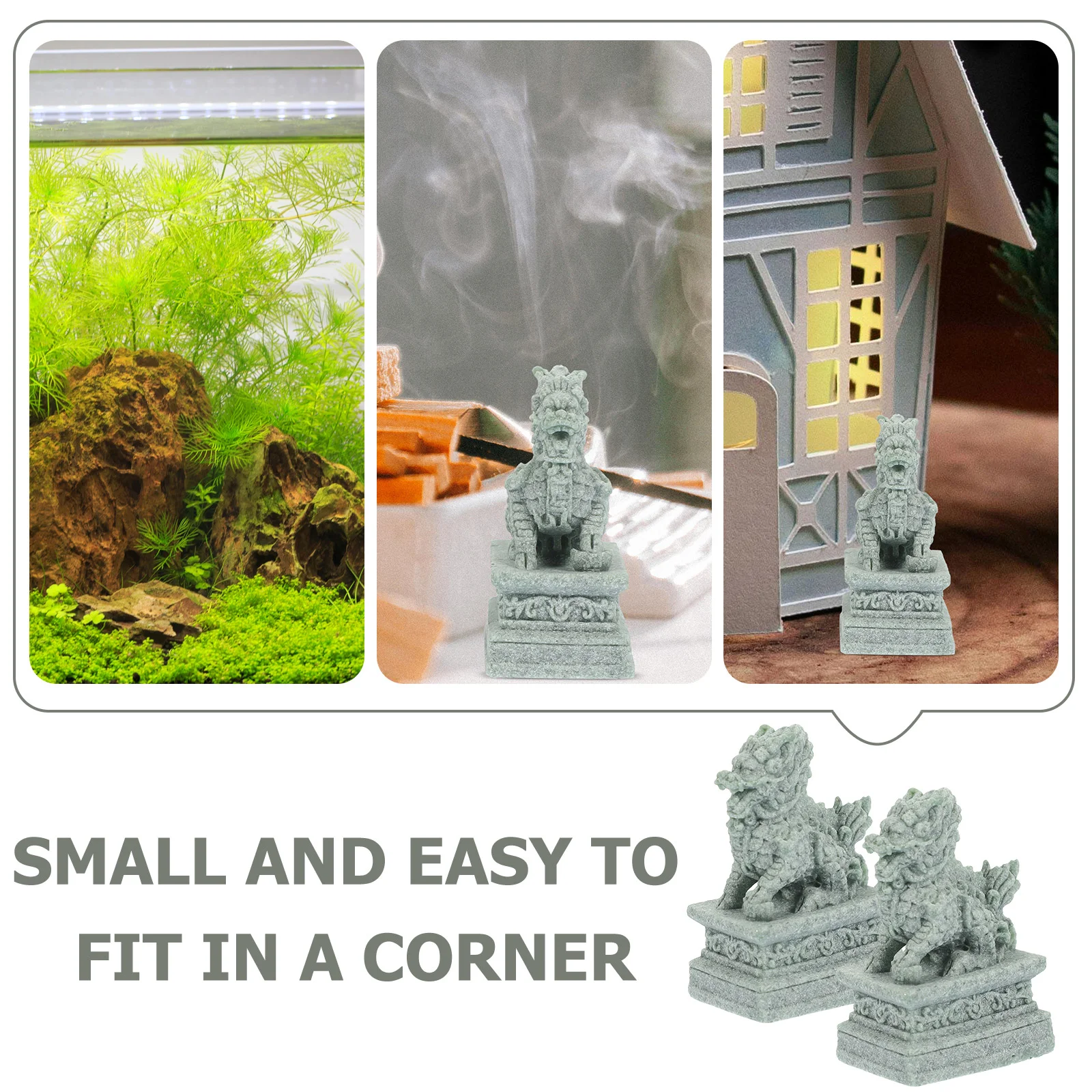 Каменные украшения в виде единорога убежище для аквариума декор животных статуя