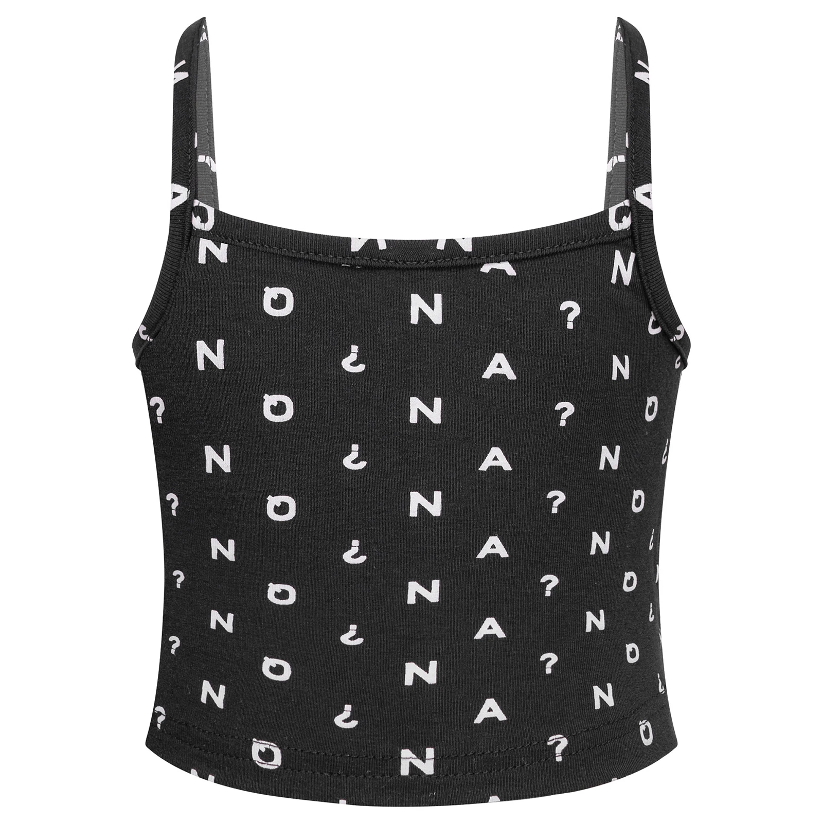 

Kids Girls Dance Top Vest Casual Jazz Dancing Crop Top Letters Print Spaghetti Straps Vest Cami Breathable Gym Workout Sport Top