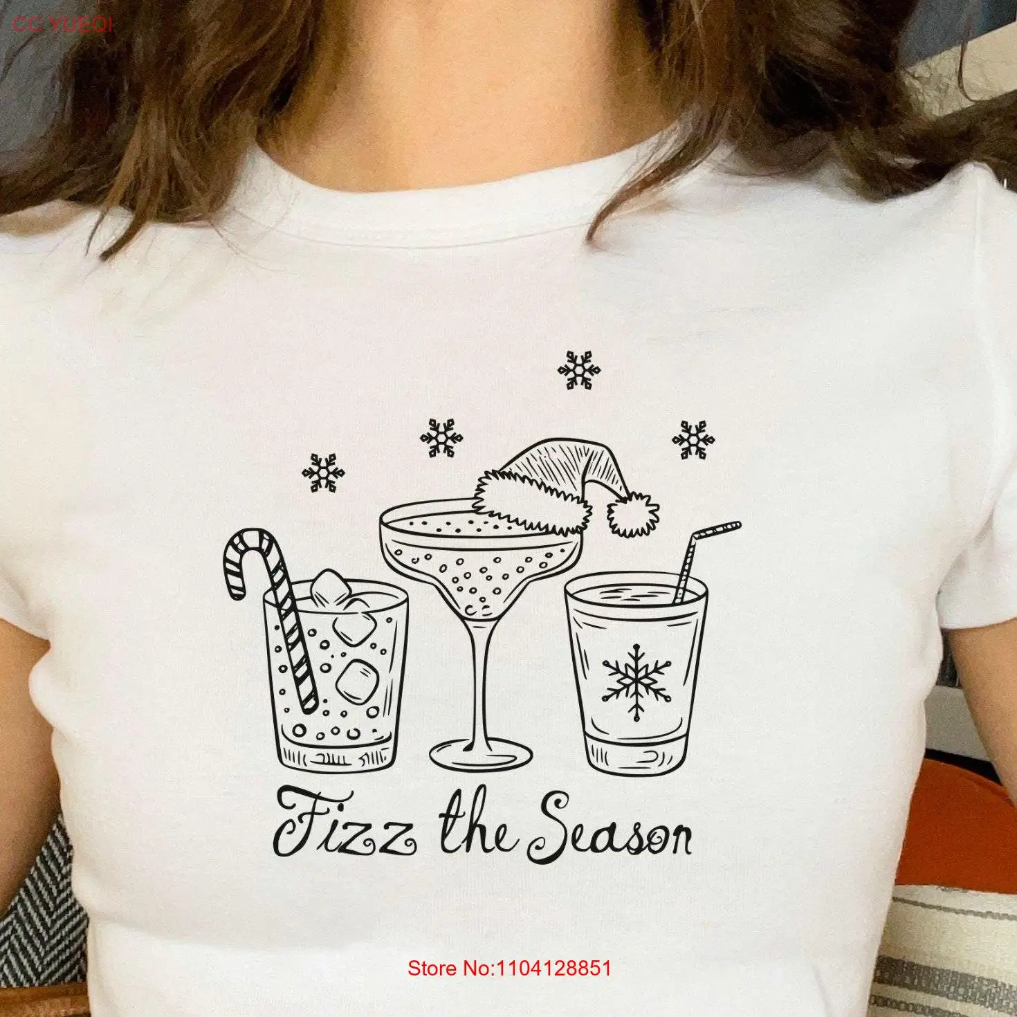 Детская футболка Fizz The Season милая рождественская укороченная уличная одежда в