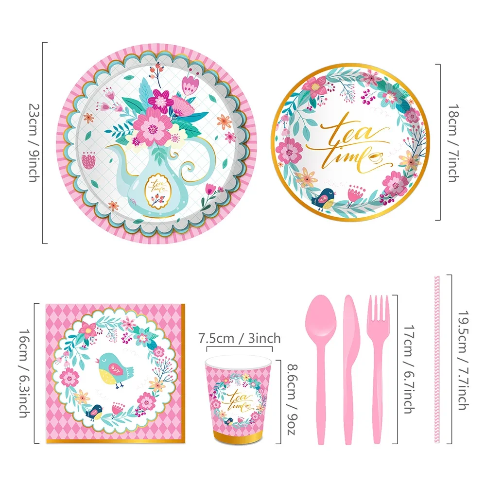 Рисунок 3 - Набор одноразовой посуды с мультяшным