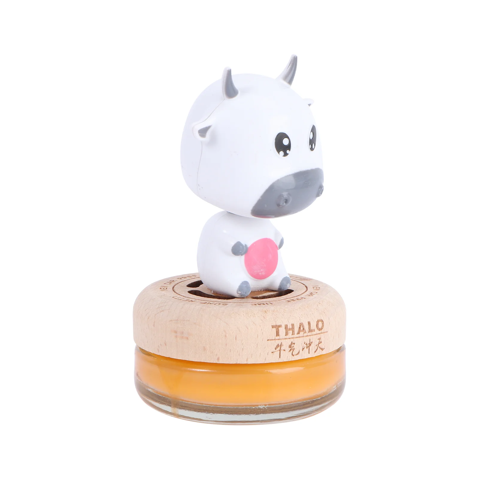 

Ox Ornament Year Zodiac Figurine The Statue Chinese Cow Car Toys Cattle Decoration Swing Desk Shaking Head Bobblehead Figurines