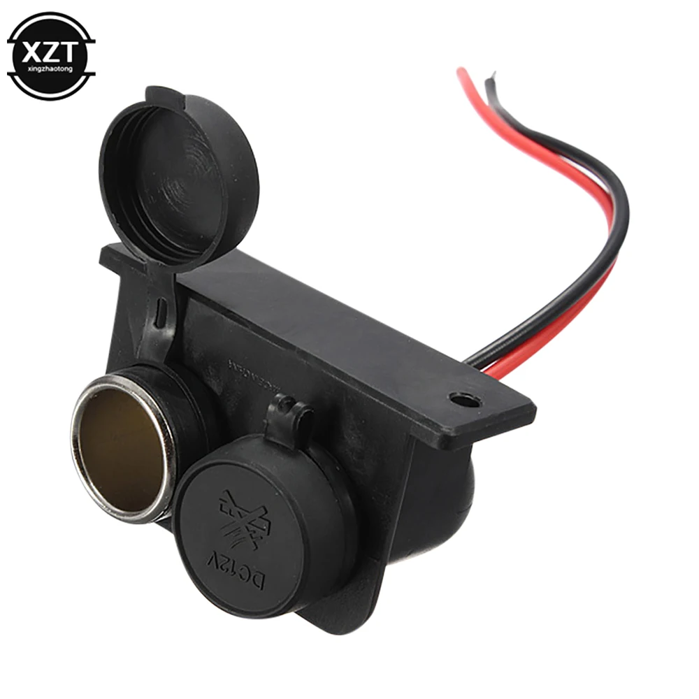 Автомобильный гнездо с двойным отверстием для сигарет 12 В зарядное устройство