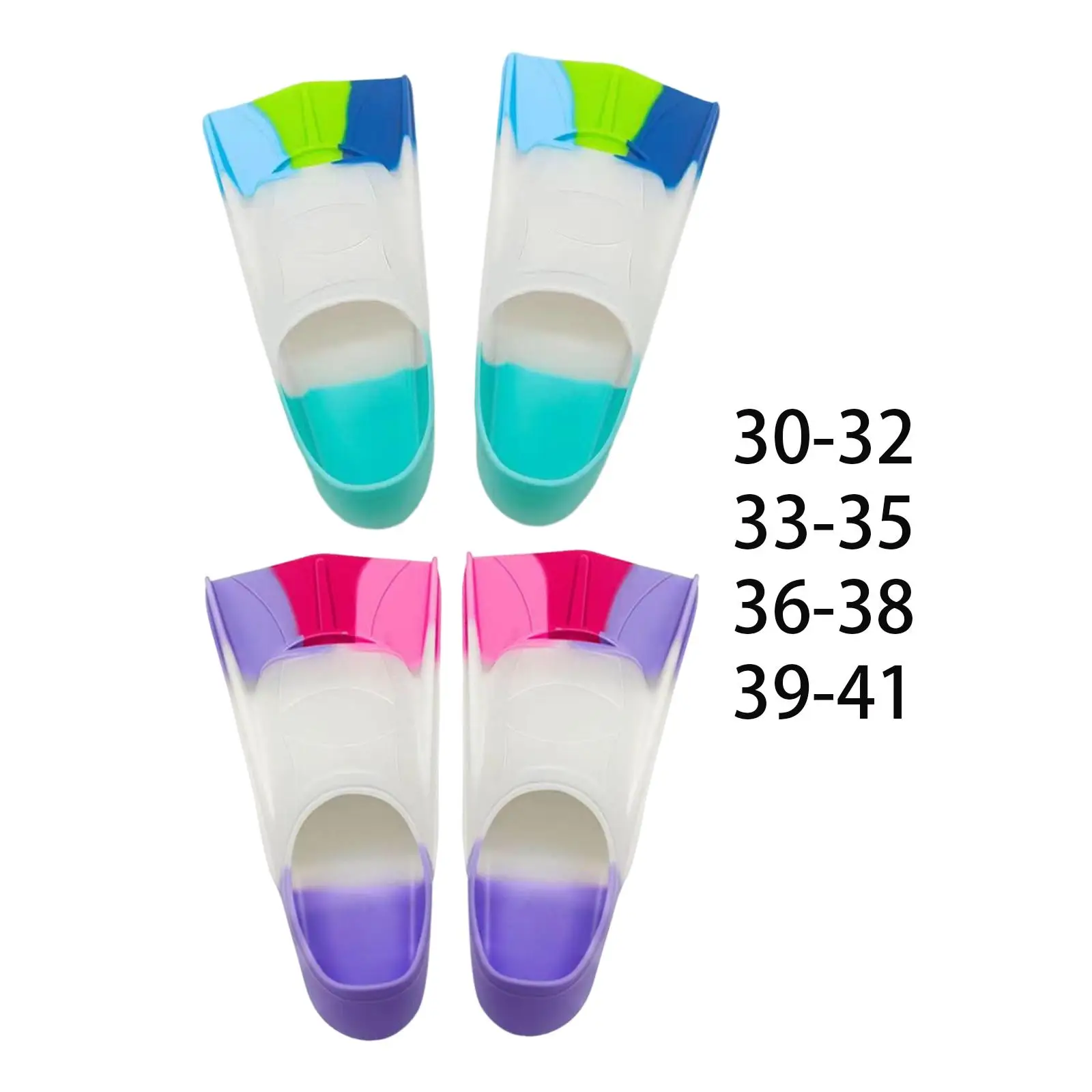 

Kids Swim Fins for Lap Swimming Anti Slip Sole Swim Training Fins for Girls Boys Beginner Children Swimming Tool