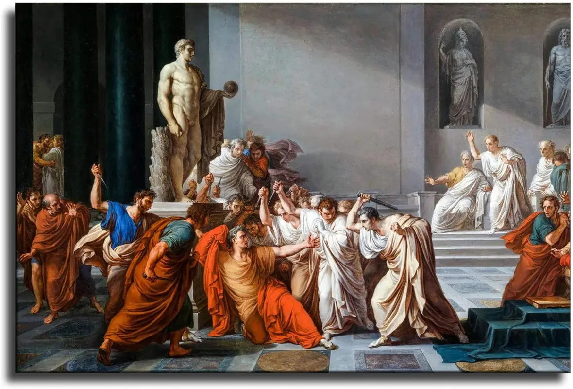 

Картина "Убийство Юлия Цезаря", печать на холсте