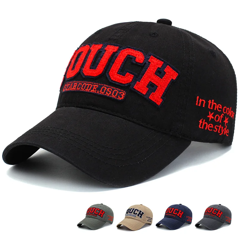 

Spring and summer new alphabet embroidery baseball caps for men and women with sun protection and outdoor fishing caps BQ0004