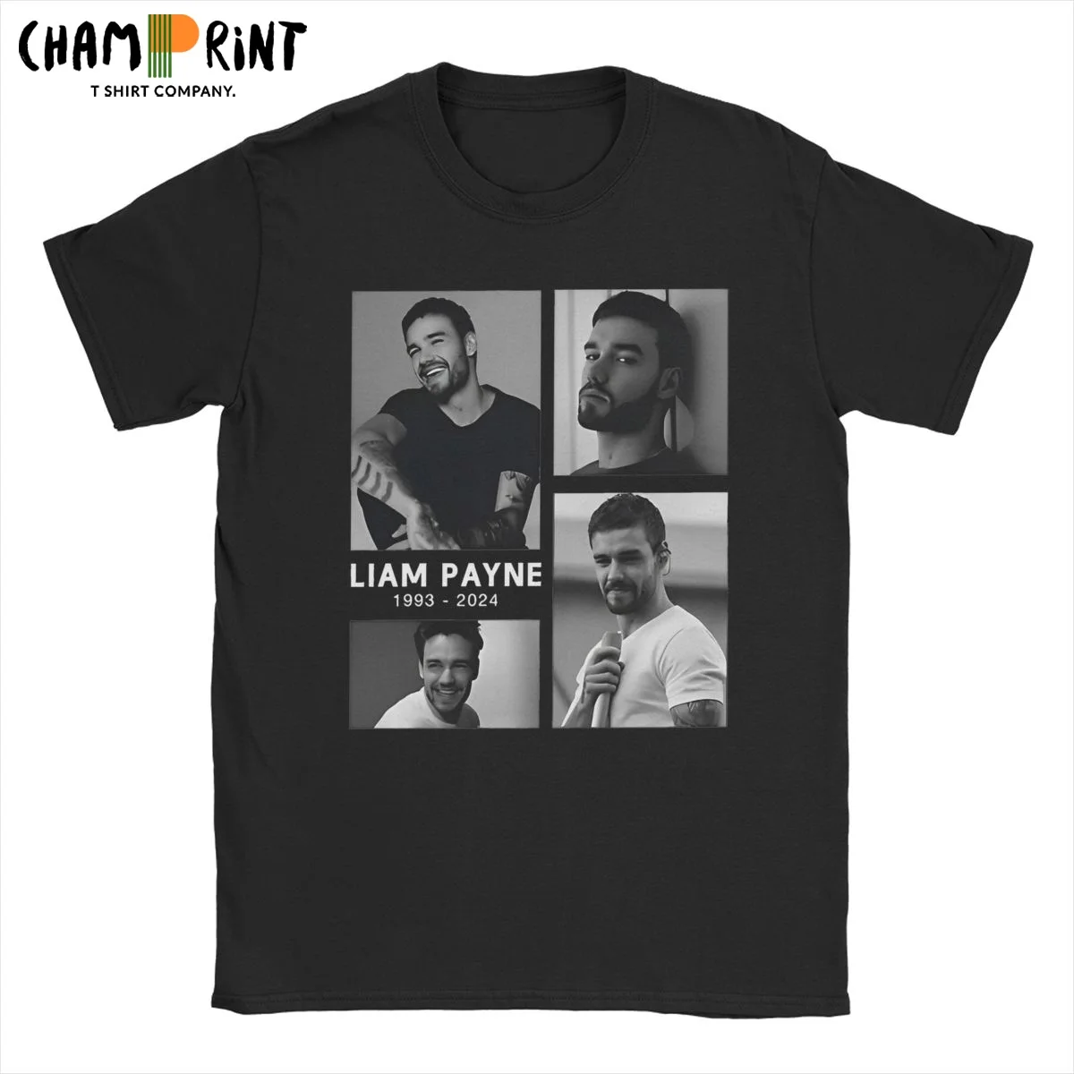 Men T-Shirts RIP Liam Payne 1993-2024 Casual 100% Cotton Tee Shirt Short Sleeve T Round Collar Clothing Plus Size