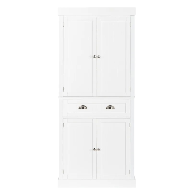 

Single Drawer Double Door Storage Cabinet White