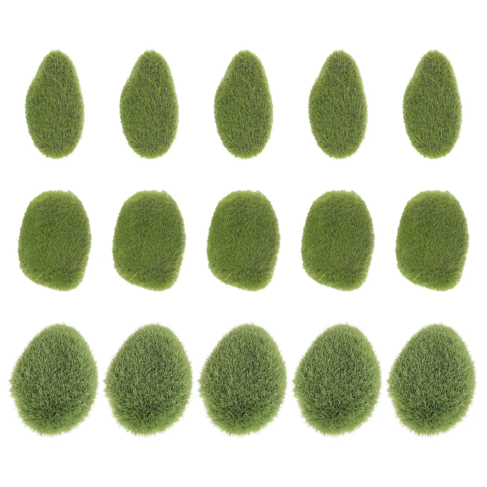 15 шт. искусственные растения стены мох камень садовый макет реквизит орнамент