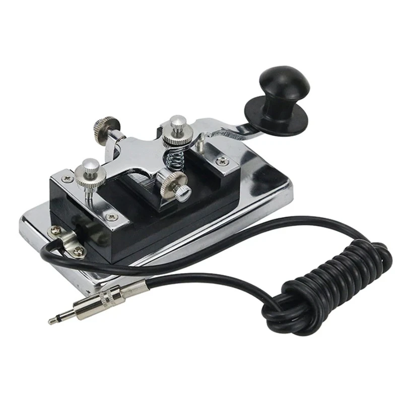 

FULL-K4 Manual Telegraph Key Morse Key CW Key Fit For Shortwave Radio Morse Code Practices CW Communications