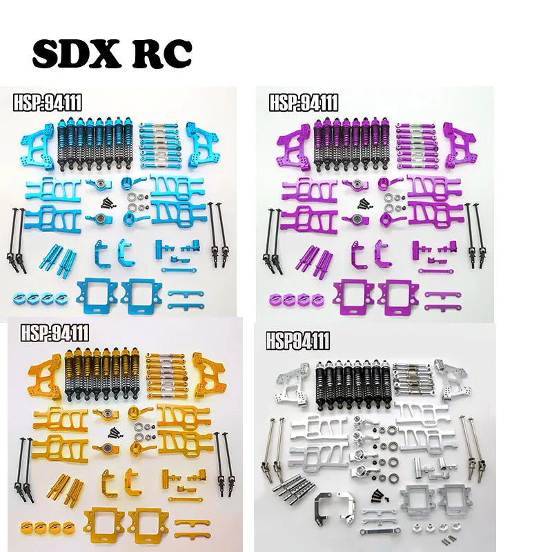 

Full Set HSP 94111 Upgrade Parts For HSP RC 1:10 94111 94108 94110 Crawler Car Monster