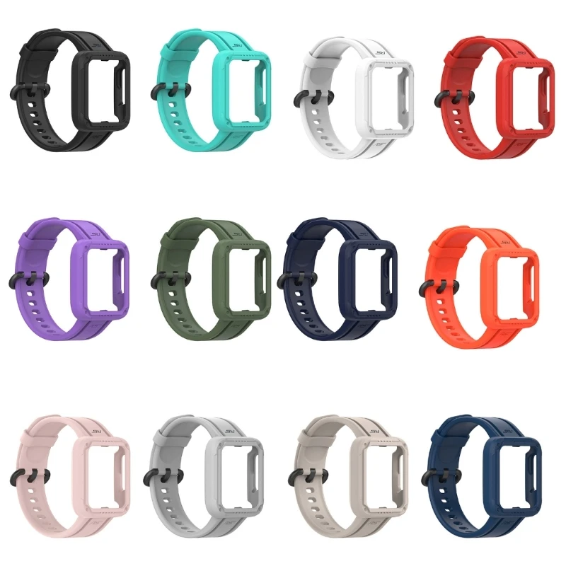 

Silica Strap for MI watch lite 1/2 Waterproof Bracelet for Smart Watch Fashion Band Belt Sports Wristbands