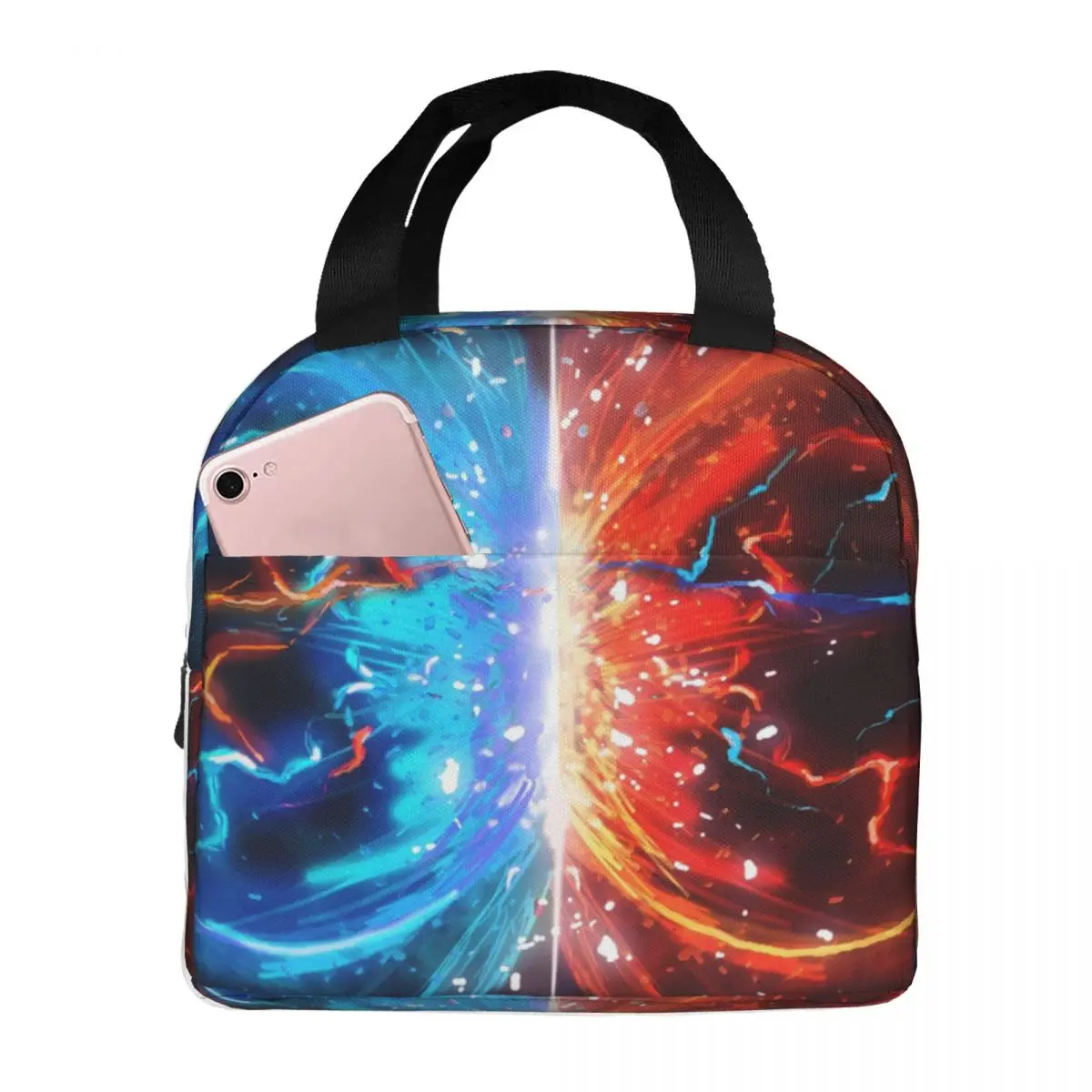 

Star Planet War Portable Insulated Oxford Lunch Bag Reusable Lunch Box Lunch Organizer Thermal Cooler Tote Bag