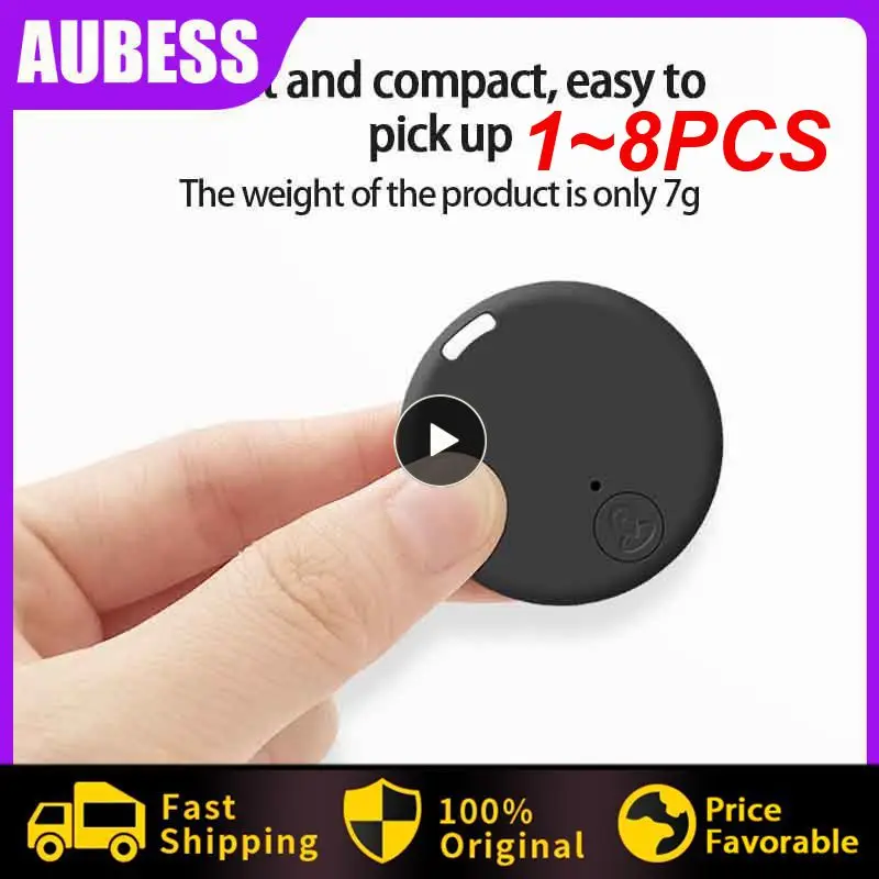 

1~8PCS Mini Portable GPS Tracker Anti-Lost Pet Kids Wallet Tracking Device for IOS/ Android Smart Finder Locator