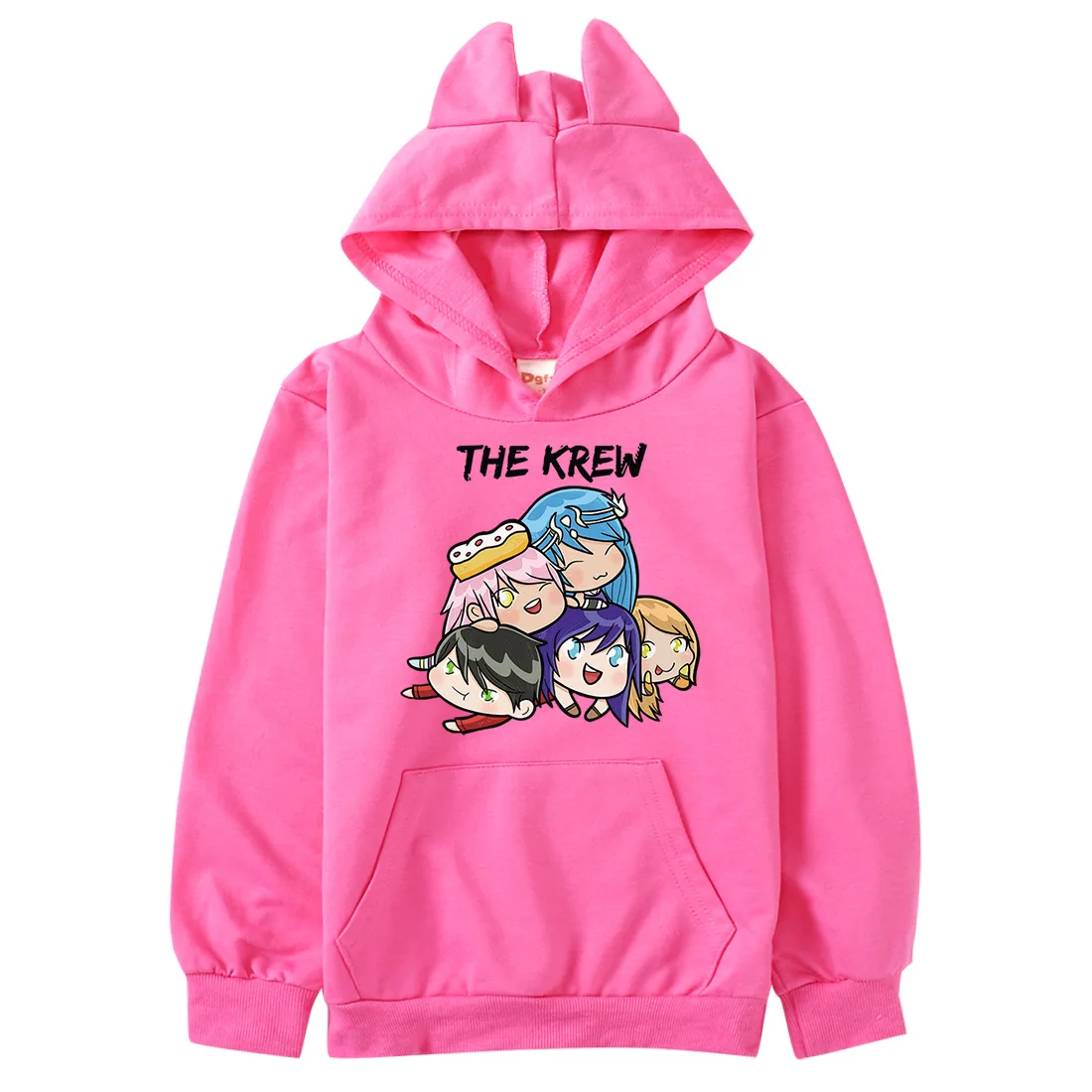 

Детская толстовка с капюшоном it Funneh, повседневная одежда для маленьких девочек, толстовка с кошачьими ушками, пальто с длинным рукавом для маленьких мальчиков, Детская верхняя одежда