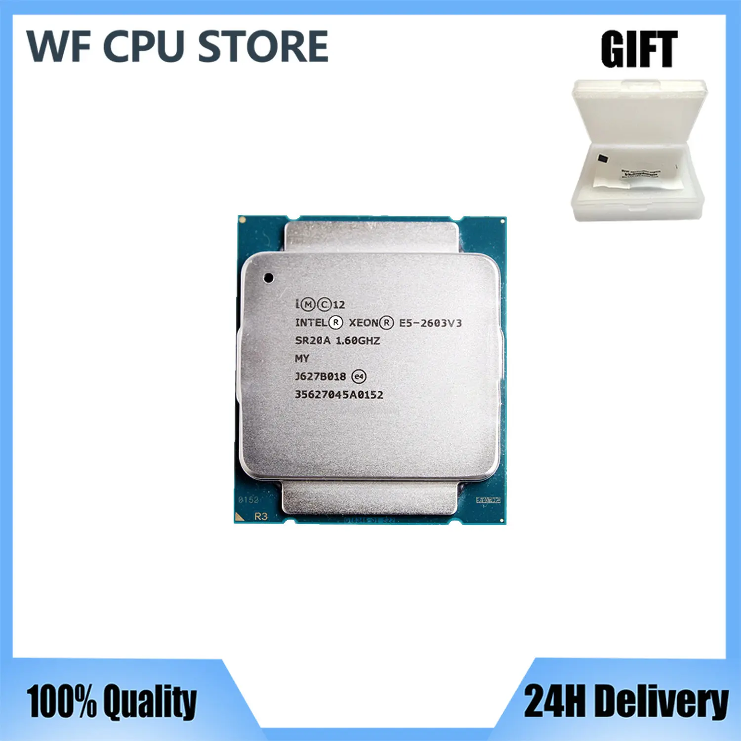 

Процессор Intel Xeon E5-2603v3 E5 2603v3 E5 2603 v3 1,6 ГГц шестиядерный шестипоточный ЦПУ процессор 15M 85W LGA 2011