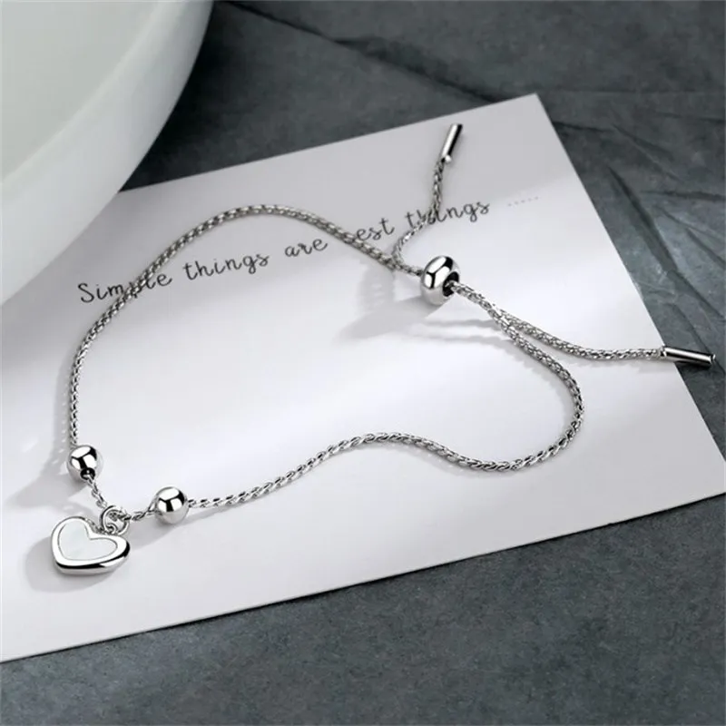 

Women Ladies Jewellery Bangle Charm Solid Sterling Chain Fashion Bracelet