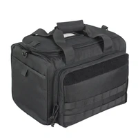 tactical range bag gun shooting deluxe pistol range duffle bags black hunting bag molle system hunting accessories waterproof