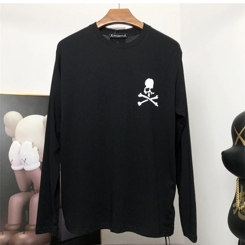 

2022 Mastermind Long Sleeve T-Shirt Skull Print Japanese High Quality Men's And Women's Fashion Sports Shirt T-Shirt